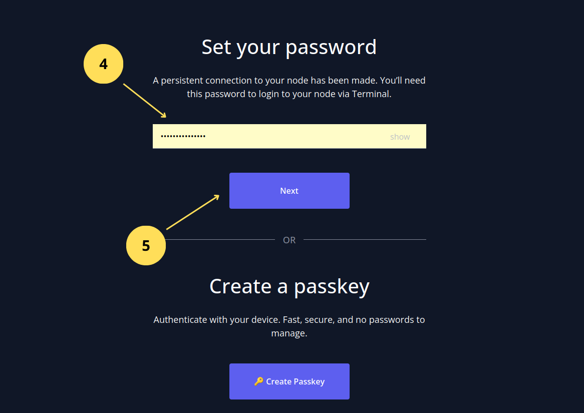 Set Password