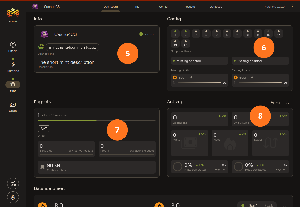 Orchard Mint Dashboard
