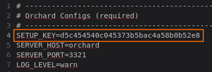 Variable SETUP_KEY